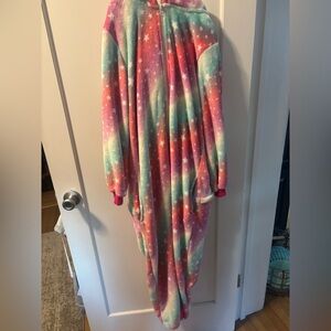 Unicorn Colorful Starry Kids Onesie Pajamas